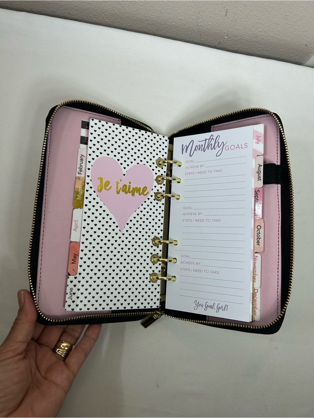 Recollections The C'est La Vie Zippered Practical Stylish 12-Month Planner - Picture 8 of 16
